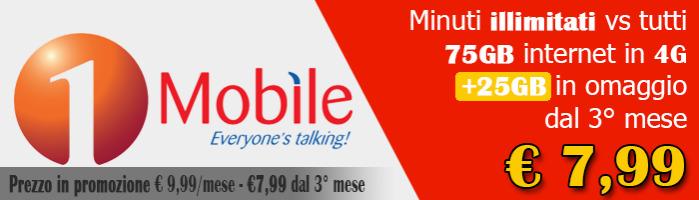 Offerte 1Mobile - Rivenditore Uno Mobile